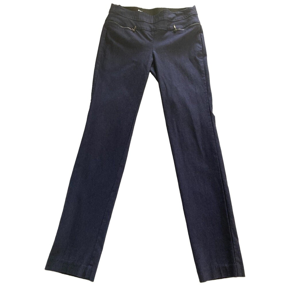 Candies Audrey Pull On Pants XS Navy Straight Leg NWOTS Stretch New Without Tags